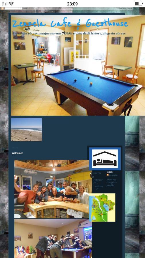 Zenzela Surf House Otel Naujac-sur-Mer Dış mekan fotoğraf